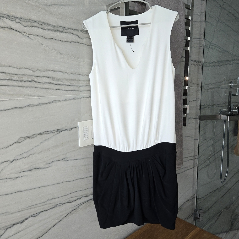 Made in France JAY AHR Two-Tone Mini Dress Size M